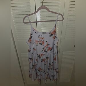 J for Justify Floral Camisole Top - White and Orange